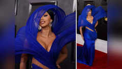 You can't miss Cardi B's 'ghoonghat vibe' at the Grammys