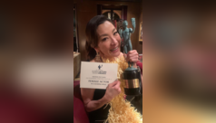 Michelle Yeoh's speech about "mom"
