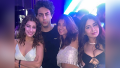 Nyrra Banerjee spotted partying with Aaryan Khan