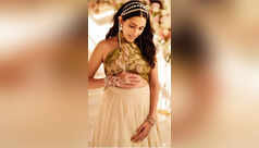 Shloka flaunts her baby bump in a lehenga