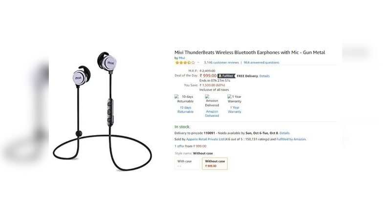 Last Day Of Amazon Sale Bluetooth Headphones Earphones And Speakers From Philips And Other Under Rs 999 Gadgets Now
