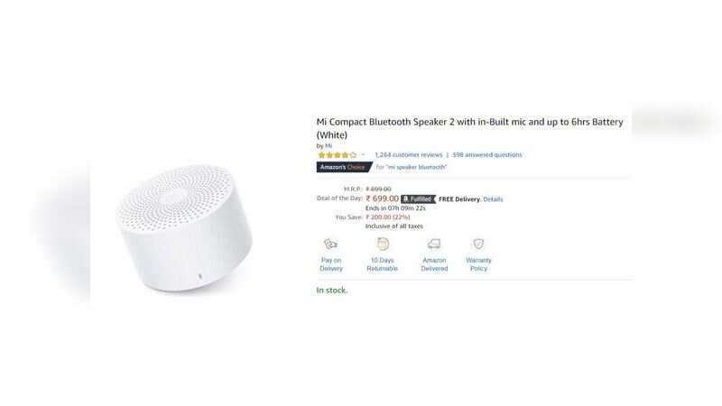 mi compact bluetooth speaker 2 flipkart