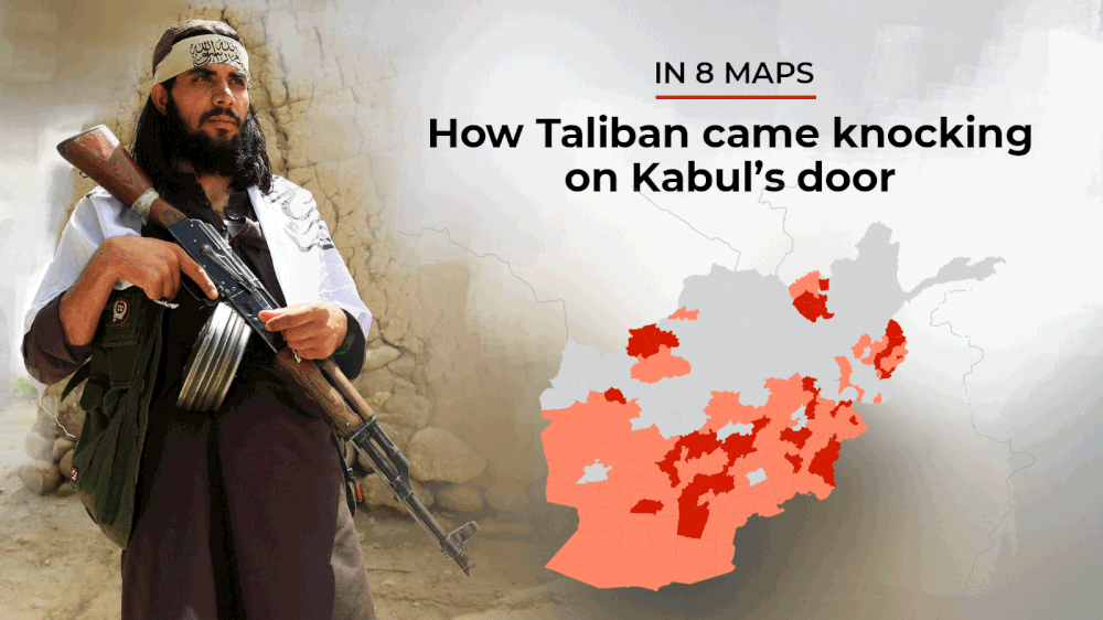 In eight maps: How Taliban came knocking on Kabul's door - Times of India