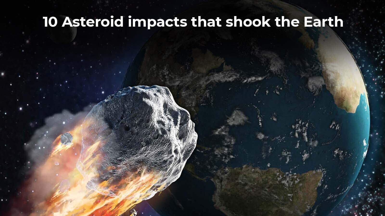 asteroid impacting earth
