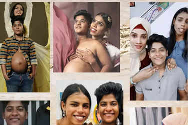 BTS video of Kerala trans couple from their maternity shoot. Watch - India  Today
