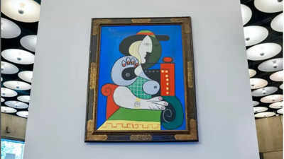 picasso woman with a watch