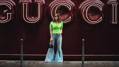 Milan Fashion Week 2023: Why Yes, Alia Bhatt Did Wear A Neon Green T-Shirt  And Flared Jeans For The Gucci MFW 2023 Show