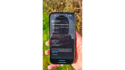 Watch: Pictures of iPhone that survived 16000 ft fall from