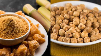 Why should you eat a handful of Gur Chana in the morning? - The Times of  India