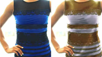Woman discovers the iconic 'Optical Illusion Dress' that went viral in 2015  at yard sale - Times of India