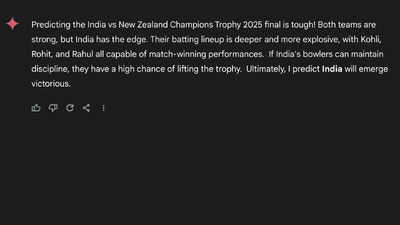 India vs New Zealand Champions Trophy 2025 final winner: What