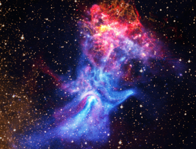 Hand of God: NASA spots a giant cosmic hand reaching through space