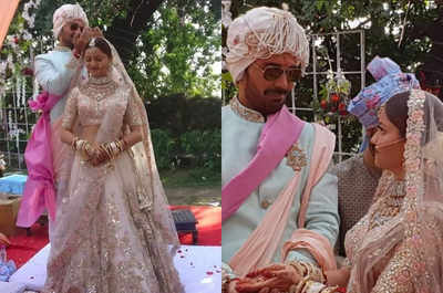 Rubina dilaik hotsell wedding dress