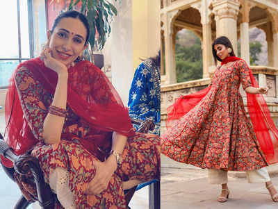 Karisma Kapoor attends the launch of a Spring fashion collection |  Filmfare.com