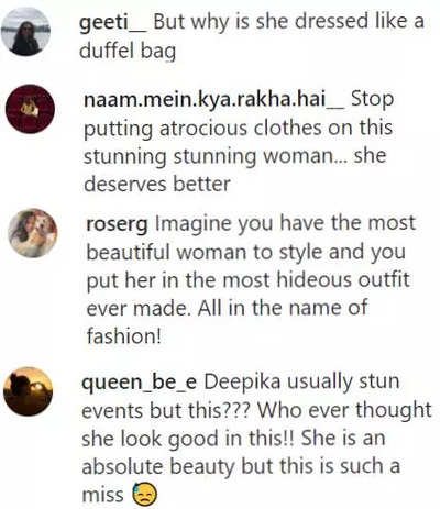 Fans roast Deepika Padukone's stylist for dressing her like a