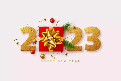 Buy Gold Fireworks Happy New Year Gift Tag Minimalist 2023 Tag Online in  India  Etsy