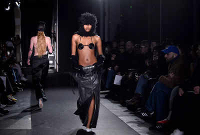 Paris Fashion Week kickstarts with a lot of nipple show - Times of India