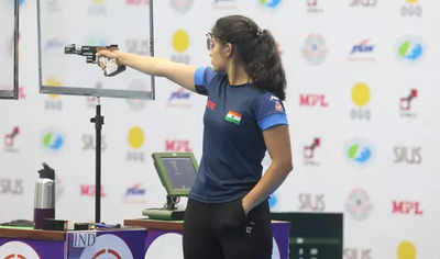 ISSF World Cup Manu Bhaker ends two year wait with bronze