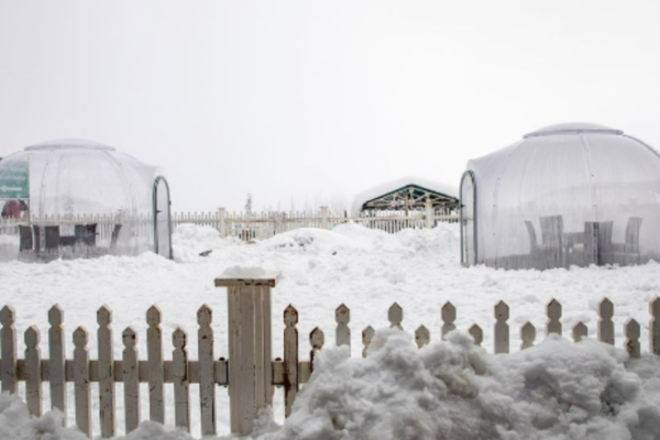 West Central Chamber on X: A village of igloos emerges in West