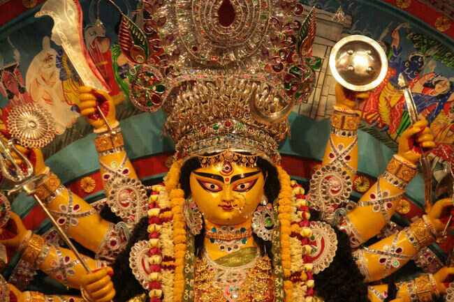 View Durga Mandir Picture Background
