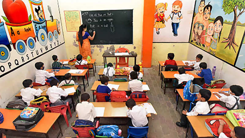 Is India nearing 100% school enrolment? Yes & No | India News - Times ...