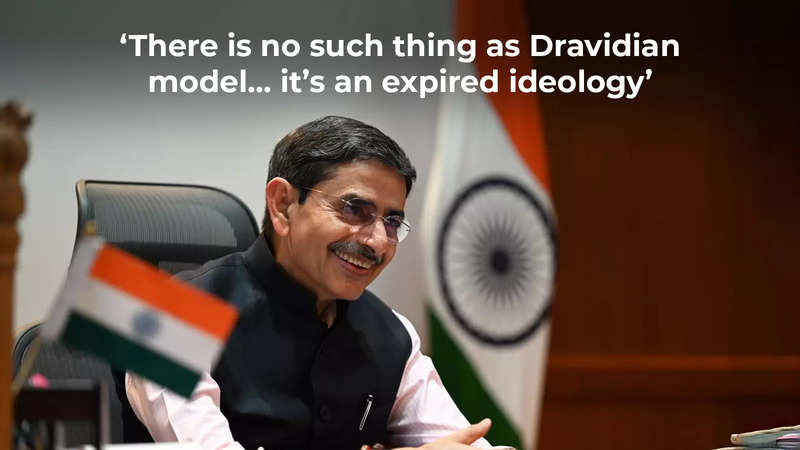 There is no Dravidian governance model. It's a political slogan' | India  News - Times of India