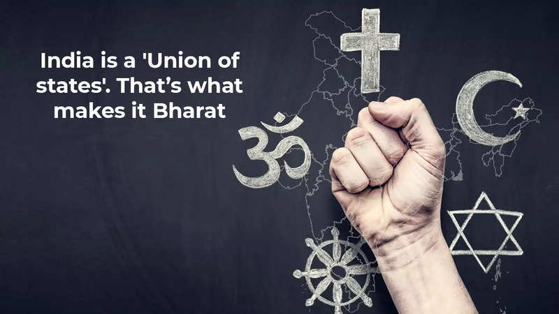 india is a union of state meaning in hindi