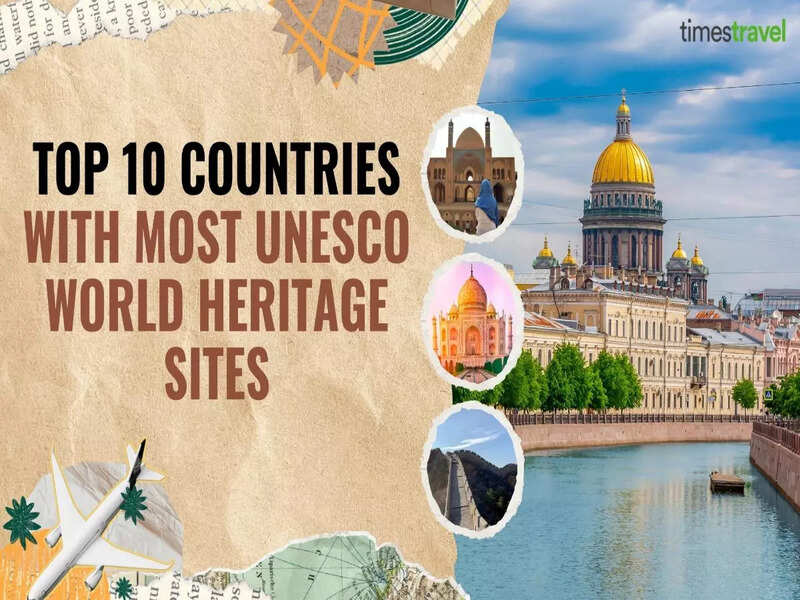 Top 10 countries with most UNESCO World Heritage Sites