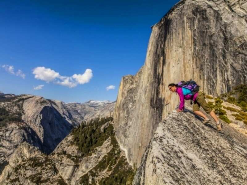 Rock Climbing At Yosemite National Park (US) Rock Climbing At
