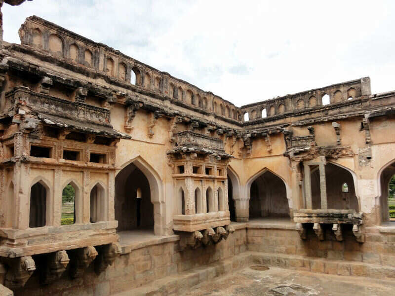 Queen’s Bath Hampi Get the Detail of Queen’s Bath on Times of India