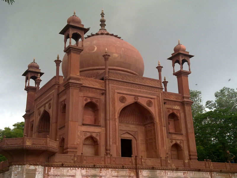 The Red Taj In Agra Times Of India Travel