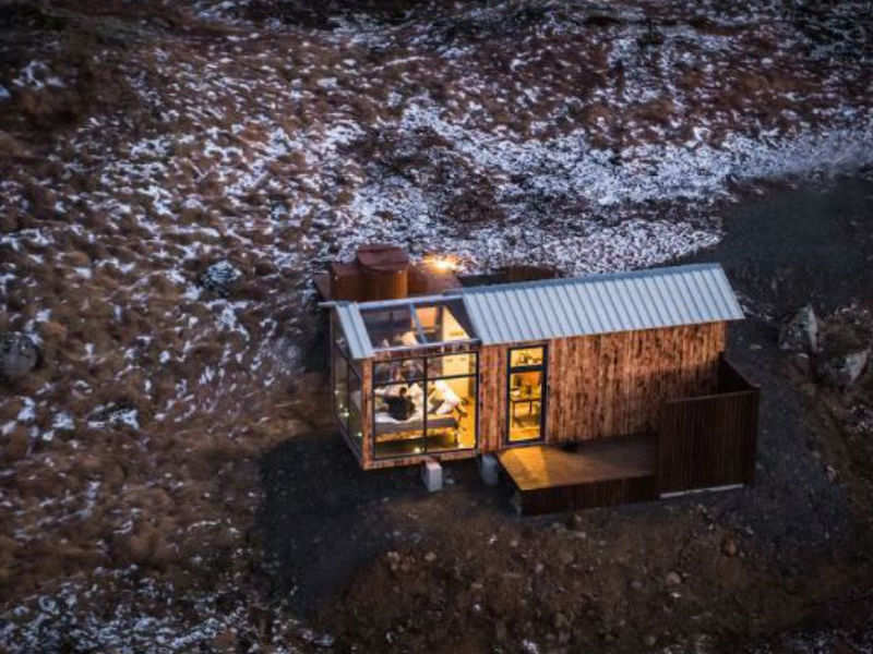 Watch The Northern Lights From Your Bed At This Glass Cabin