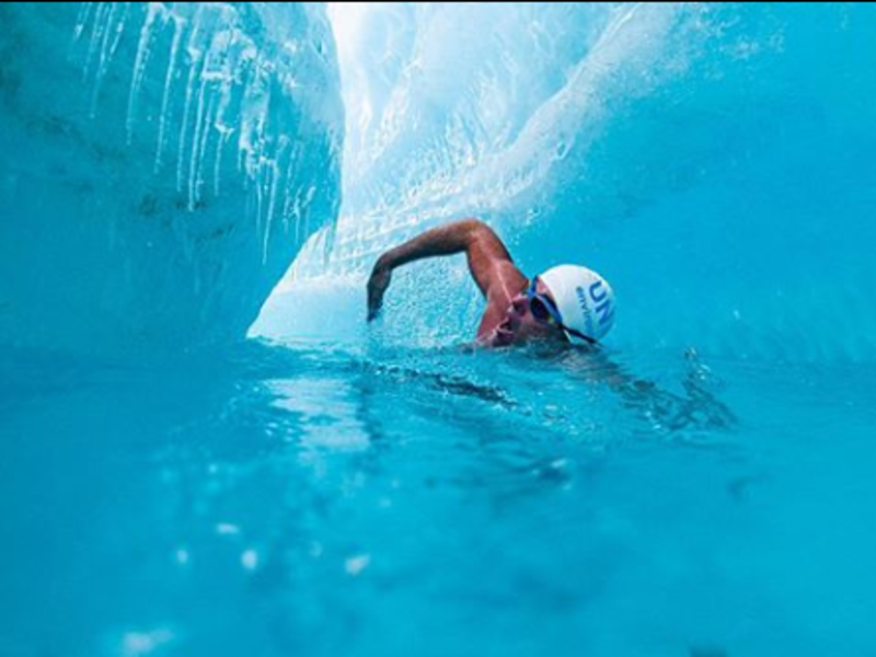 Meet the firstever man to swim under Antarctic ice sheet Times of