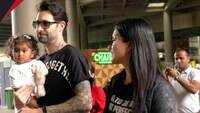 Sunny Leone snapped with hubby Daniel and daughter Nisha